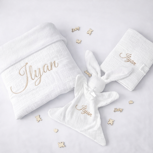 Ensemble Gaze de Coton 3pcs