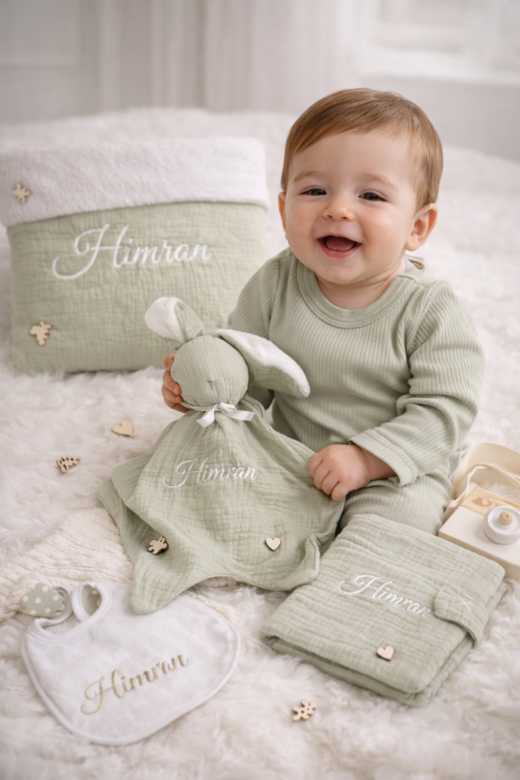 Ensemble Gaze de Coton 3pcs