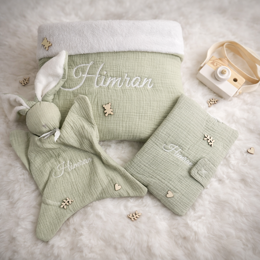 Ensemble Gaze de Coton 3pcs